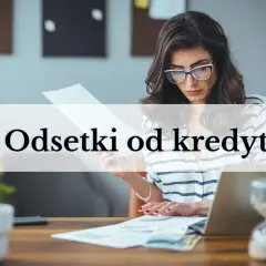 Kobieta analizuje dokumenty, zastanawiając się, oprocentowanie kredytu w skali roku co to znaczy.