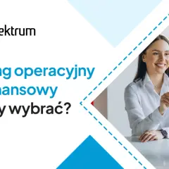 Kobieta przekazuje kluczyki do samochodu, pomagając wybrać między leasingiem operacyjnym a finansowym.