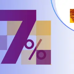 Duża cyfra 7 z symbolem procentu, logo Alior Bank. Sprawdź, jakie oprocentowanie w Alior Bank możesz uzyskać.
