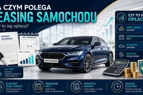 Leasing konsumencki samochodu: umowa, kluczyki, kalendarz rat, wykres kosztów i kalkulator. Sprawdź, czy się opłaca!