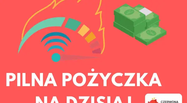 Potrzebujesz pilna pożyczka na dzisiaj? Szybki licznik i stos zielonych banknotów symbolizują natychmiastowe rozwiązanie finansowe.