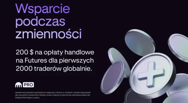 Wsparcie podczas zmienności. Handel instrumentami pochodnymi wiąże się z ryzykiem, możesz stracić więcej niż zainwestowałeś.