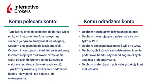 Interactive Brokers: dla kogo jest ten broker? Poradnik dla inwestorów, którzy chcą poznać zalety i wady konta maklerskiego.