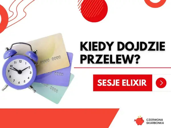 Budzik i karty płatnicze symbolizują czas oczekiwania na przelew. Dowiedz się, ile idzie przelew z Revolut do Millennium.