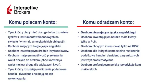 Interactive Brokers: dla kogo jest ten broker? Poradnik dla inwestorów, którzy chcą poznać zalety i wady konta maklerskiego.